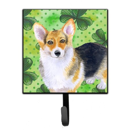 Carolines Treasures Pembroke Corgi St.Patricks Leash or Key Holder BB9816SH4